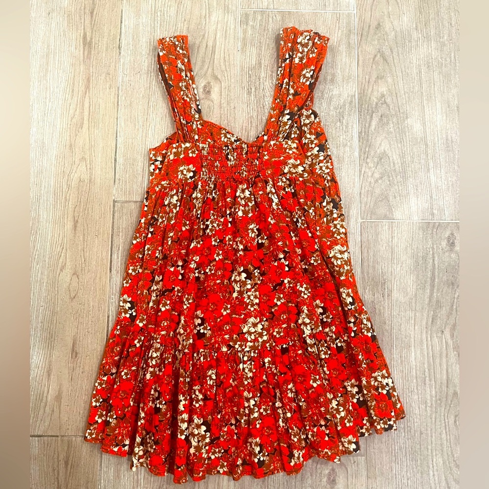 Free People Pattern Play Floral Mini Dress - Picture 9 of 10